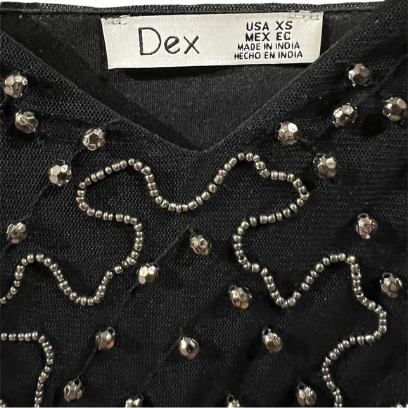 Size small Dex Fancy romper. Features amazing beadwork. - Picture 3 of 6
